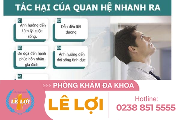 Quan hệ nhanh ra phải làm sao ?