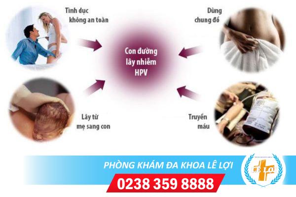 Sùi mào gà lây qua đường nào ?