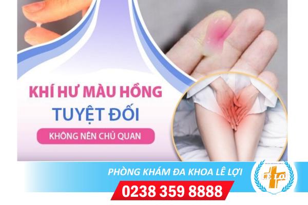 Nguyên nhân khí hư màu hồng ở nữ giới