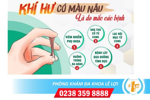 Đoán bệnh qua chứng khí hư màu nâu ở chị em phụ nữ