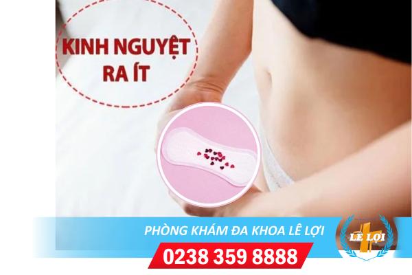 Kinh nguyệt ra ít hơn bình thường, có sao không?