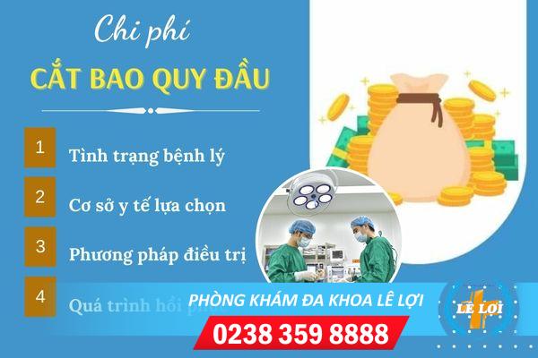 Chi phí cắt bao quy đầu năm 2020 giá bao nhiêu tiền ?