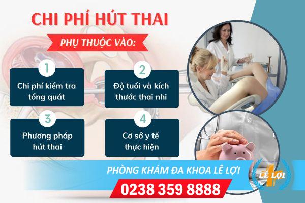 Giá tiền hút thai hiện nay bao nhiêu?