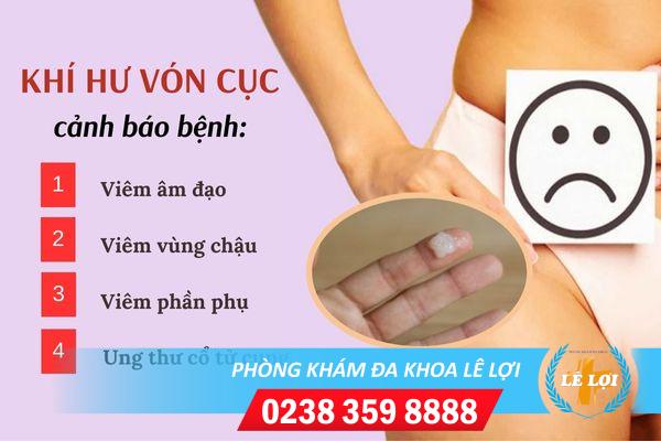 Khí hư vón cục là bị bệnh gì cách điều trị