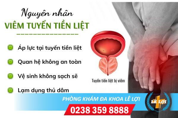 Nguyên nhân viêm tuyến tiền liệt do đâu?