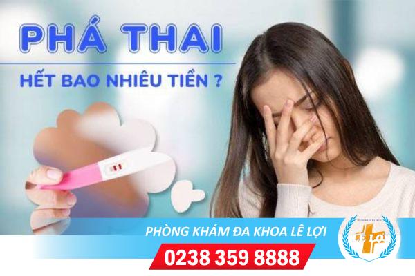 Phá thai hết bao nhiêu tiền?