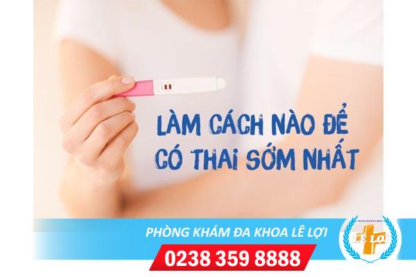 Cách biết có thai sớm nhất
