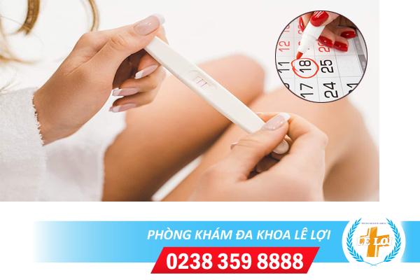 Chậm kinh bao lâu thì thử thai?