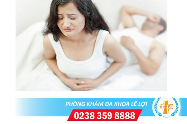 Quan hệ xong bị đau bụng dưới là bị gì?