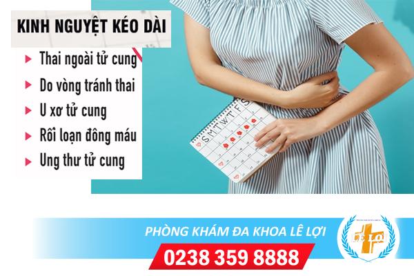 Kinh nguyệt kéo dài là bệnh gì nguy hiểm không?