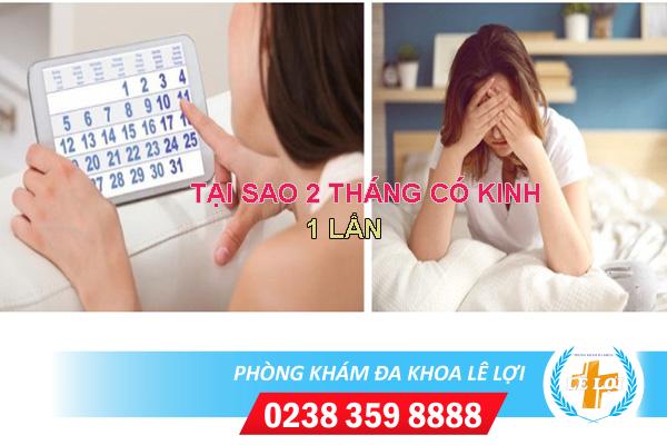2 tháng mới có kinh 1 lần là bị gì?