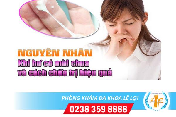 Nguyên nhân khí hư có mùi chua và cách điều trị