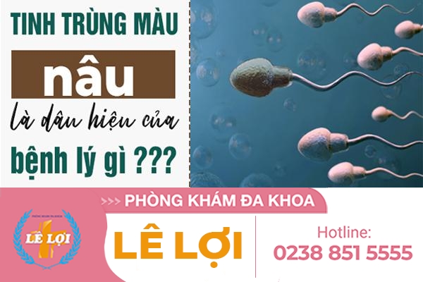 Tinh trùng màu nâu cảnh báo bệnh gì?