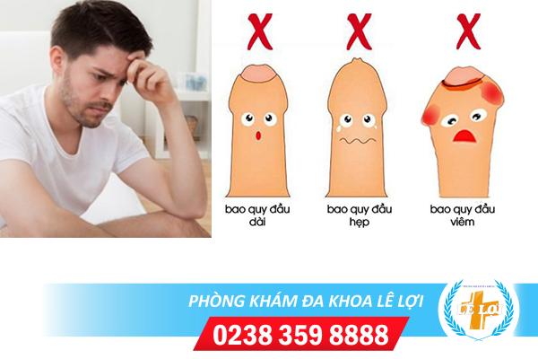 Các bệnh bao quy đầu thường gặp
