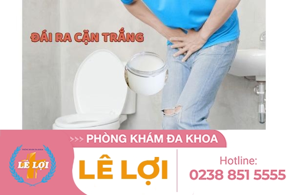 Đái ra cặn trắng, tiểu ra cặn trắng là bệnh gì?